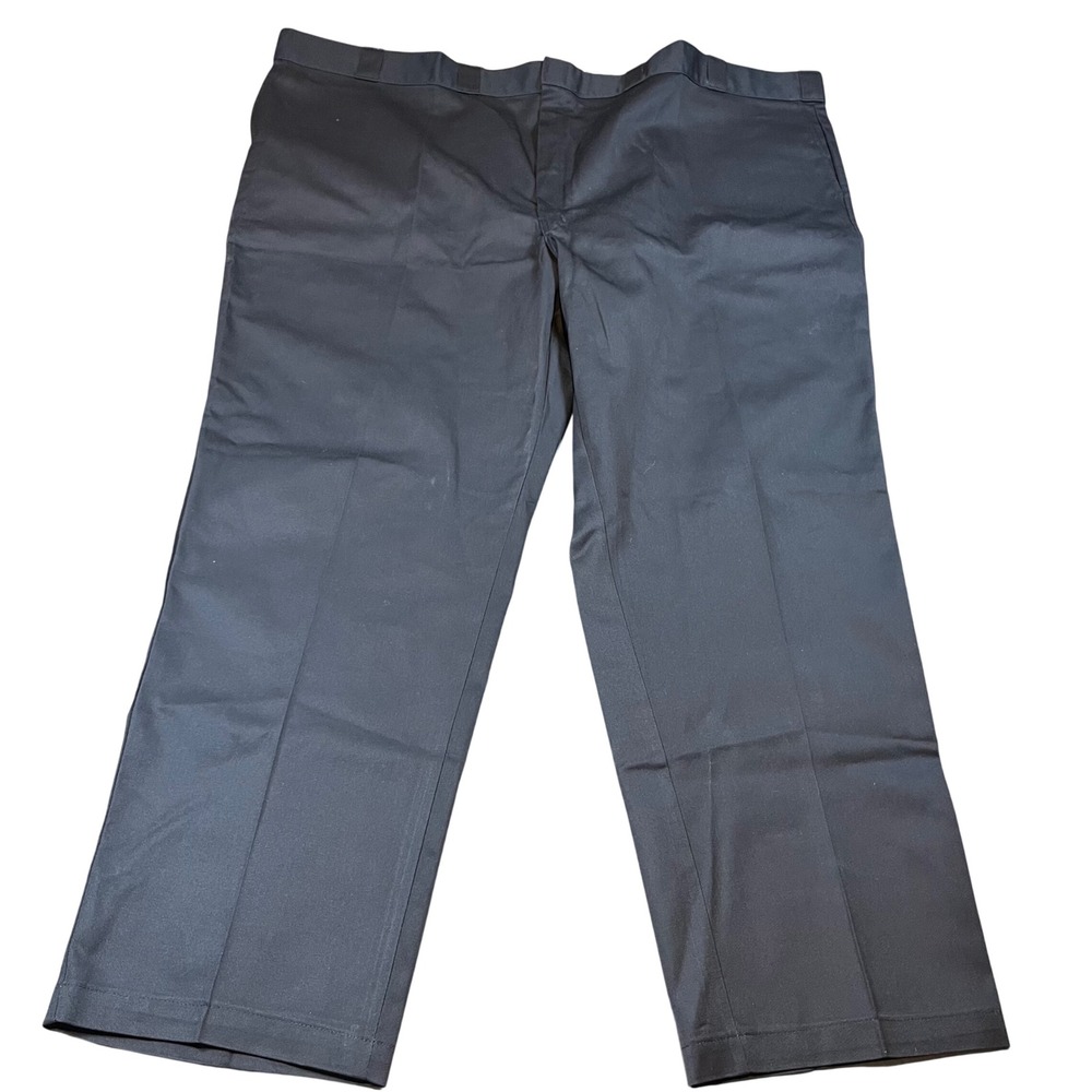 Dickies 874 Original Fit Mens Black Work Pants 56x32 Twill Chino Trousers 874BK